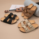 women凉鞋 Leather 女 and for sandals flat