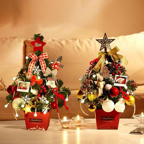 Christmas Decoration MiniChristmas Tree with Light Set圣诞树