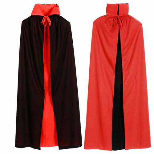 Halloween Red‑Black Reaper Pirate Cloak红黑死神海盗立领披风