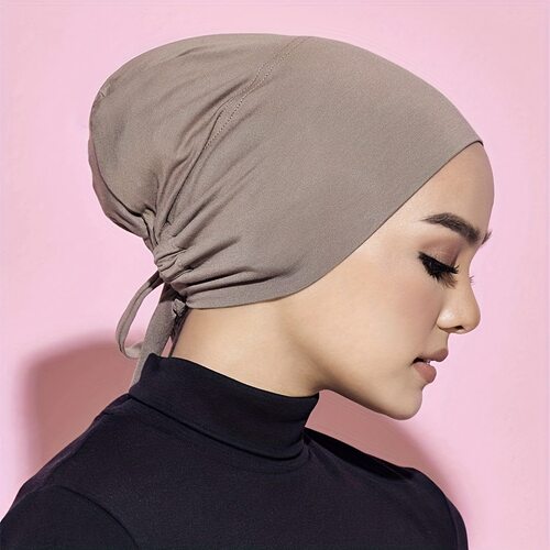 Modal elastic headscarf 莫代尔纯色弹力女士包头巾简约舒适头巾