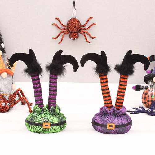 Halloween Upside Down Elf Leg Decor 倒立精灵腿场景装饰