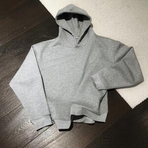 DOTT美式复古重磅太空棉连帽卫衣男女宽松cleanfit外套简约纯色
