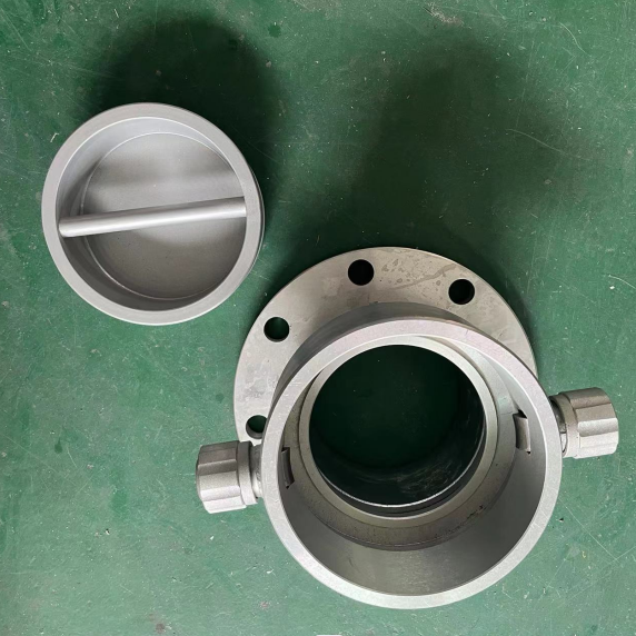 消防取水口铝合金国标法兰式快速内扣吸水管直插消防工程取水接口