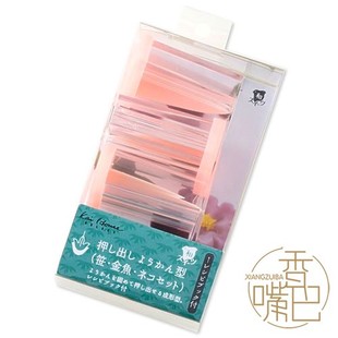 香嘴巴现货 羊羹饼干模具 猫金鱼叶子