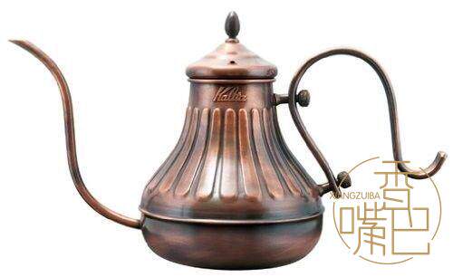 香嘴巴现货 kalita 铜制宫廷手冲咖啡壶 专业的咖啡用具 900ml