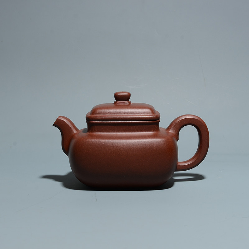 宜兴紫砂壶黄龙山原矿全手工名家正品茶壶套装紫泥裴春燕四方