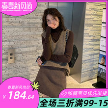 2019新款春秋季欧货显瘦气质裙子1