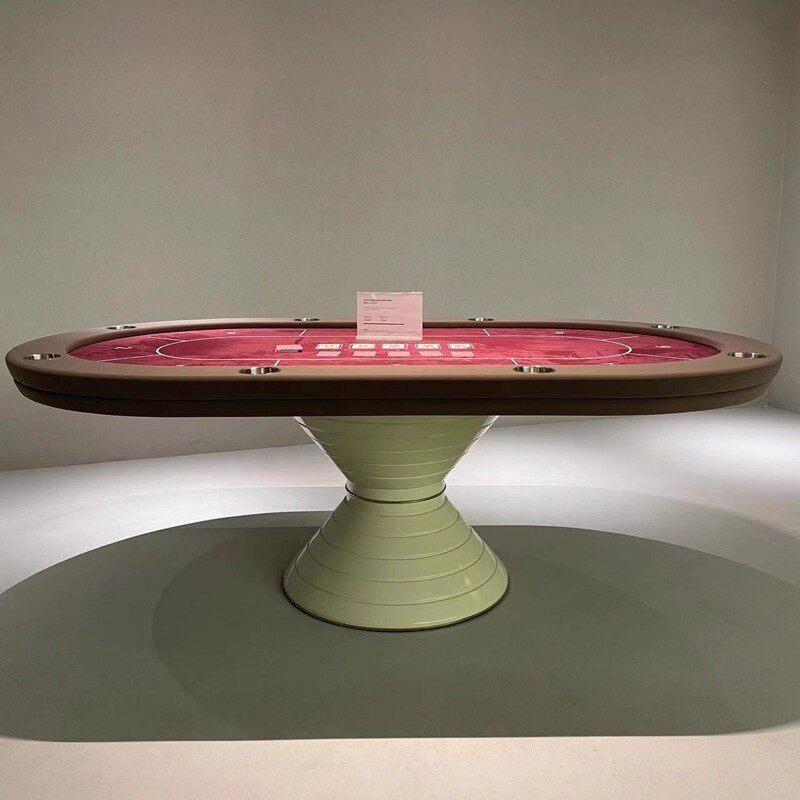 端德州扑克桌竞技桌面筹码多人德扑棋牌室豪宅俱乐部德州桌子
