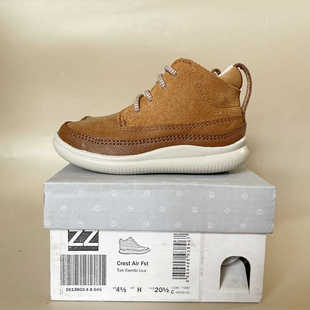 CLARKS其乐男童鞋高帮系带侧拉链保暖平底舒适轻便棉鞋皮鞋学步鞋