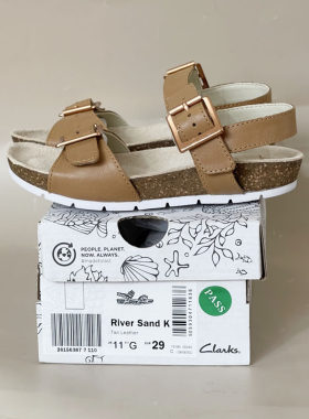 CLARKS其乐女童夏季舒适凉鞋