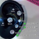 超闪白色锆石耳骨钉医用钛钢免摘耳蜗钉防过敏养耳洞小耳钉耳饰女