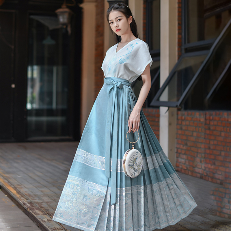 如梦霓裳定制马面裙夏季薄款
