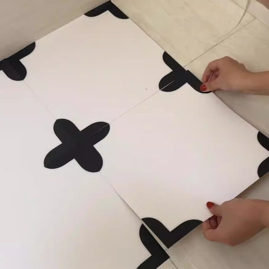 瓷砖改造神器~不怕水~卫生间浴室地板贴防水自粘贴纸翻新墙地遮丑,家居饰品,地贴,淘宝优惠券,粉丝福利购,淘宝优惠卷