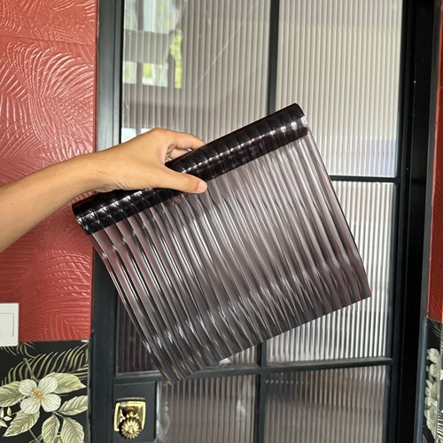 黑色光学长虹玻璃贴膜餐边衣柜门厨房卫生间隔断浴室阳台玻璃贴纸