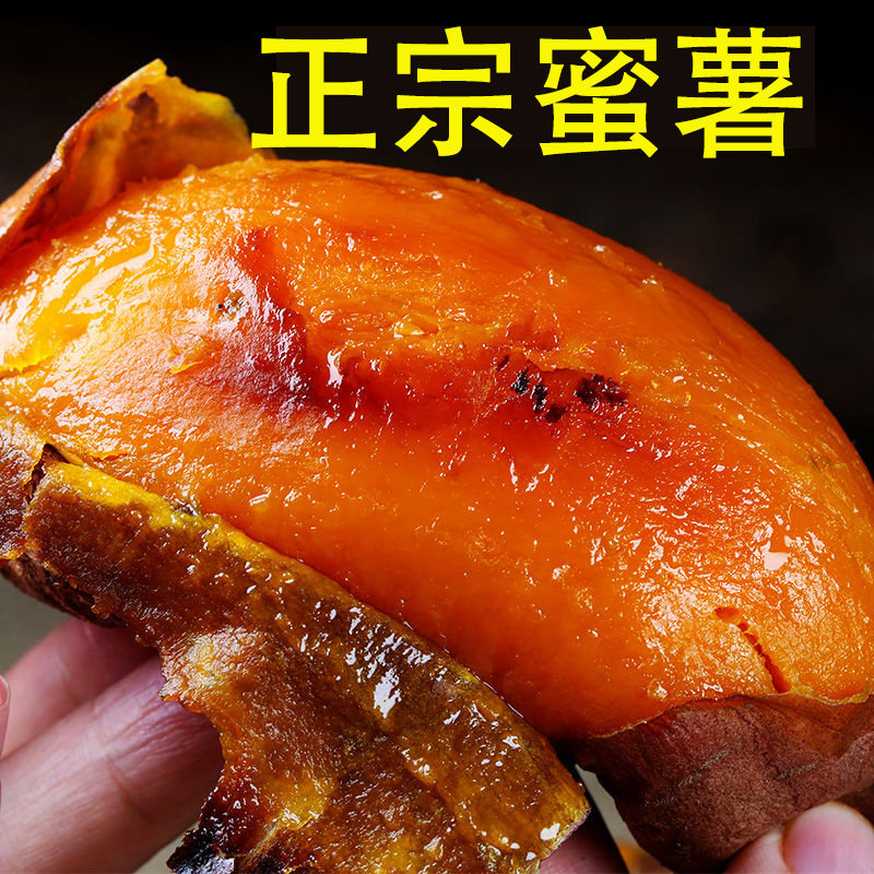 山东烟薯25糖心烤红薯新鲜蜜薯流油新鲜地瓜非板栗红薯5斤装包邮