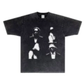 Washed Distressed Short Sleeves 01