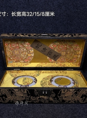 老料白玉手镯手工鎏金包金白玉开口手环情侣时尚手饰套装古玩收藏