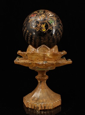 古地宫无上幻影设立黑曜石雕刻经文图收藏