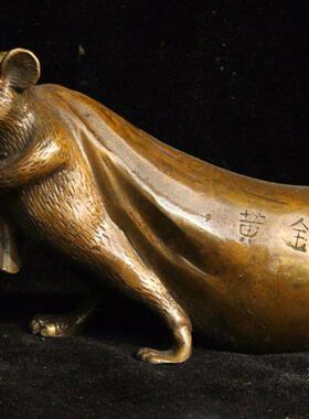 黄金古玩铜香炉特价收藏品摆件