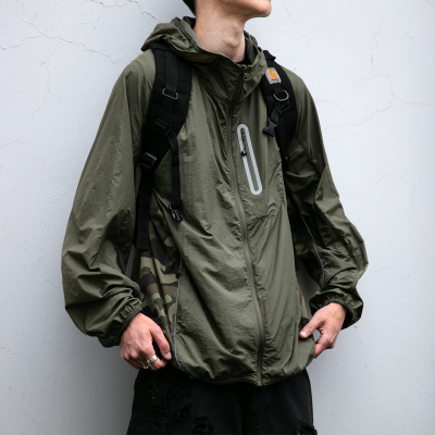 夏季户外UPF50+防晒服连帽外套潮