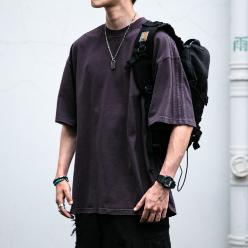 260克短袖T恤男夏季基础款