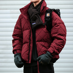 秋冬90白鸭绒高充绒羽绒服外套男女款 潮流防风保暖面包服潮 冬季