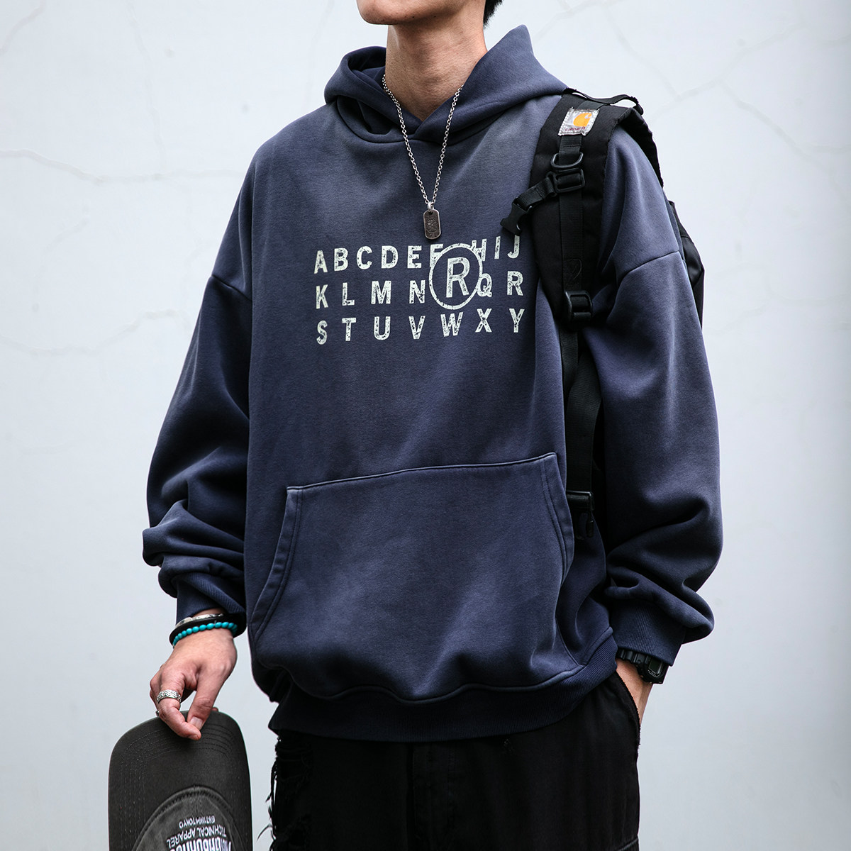 冬季重磅加绒加厚保暖宽松连帽舒适内搭卫衣男女百搭长袖防风外套