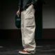 裤 男春秋季 新款 定织240g双面骑兵斜面料大口袋直筒工装 户外机能裤