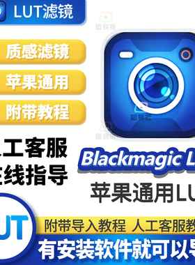 Blackmagic Camera lut苹果iphone709直出13/14/15/16/17通用滤镜