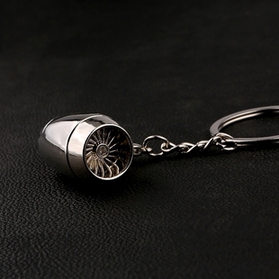 仿真飞机发动机模型飞机引擎合金钥匙扣航空文创礼品男孩礼物