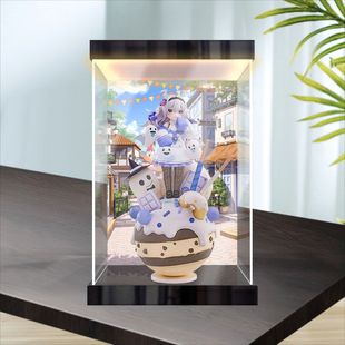 适用RIBOSE 核糖 甜点星球 水星的魔女 影法师手办防尘灯箱收纳盒