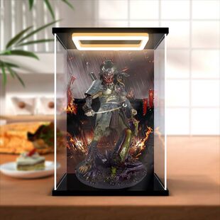 适用HOTTOYS AVP武士 铁血战士亚克力展示盒