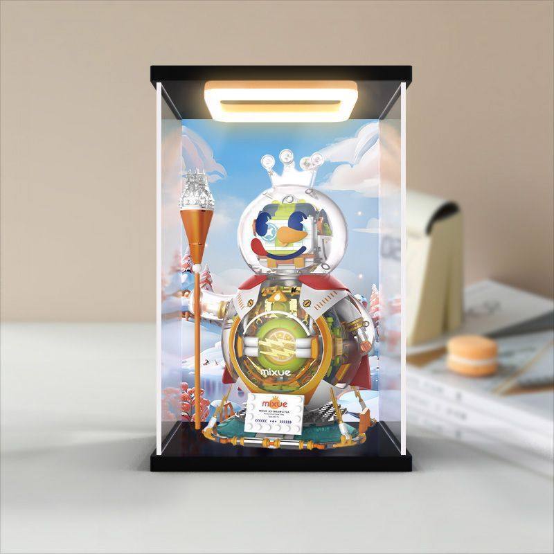 适用 雪王魔法铺 超级雪王机械大体拼搭摆件亚克力回型灯收纳盒,收纳整理,其他收纳盒,淘宝优惠券,粉丝福利购,淘宝优惠卷