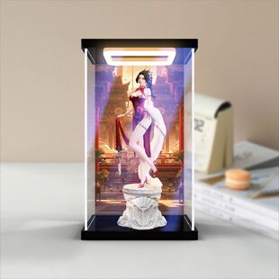 亚克力展示盒适用BearPanda 不知火舞 摆件手办回型灯收纳盒