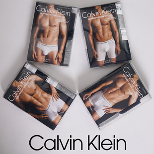 內褲 美國Calvin Klein男CK透氣親膚彈力三角褲 平角褲 現貨 2條盒裝