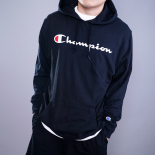 连帽卫衣现货 潮牌男女印花草写字母全棉薄款 美版 CHAMPION冠军夏季