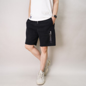 美国Abercrombie 短裤 Fitch男af夏季 休闲薄抓绒渐变logo短卫裤