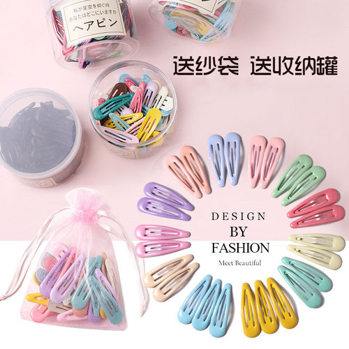 糖果色发夹卡网红夹子