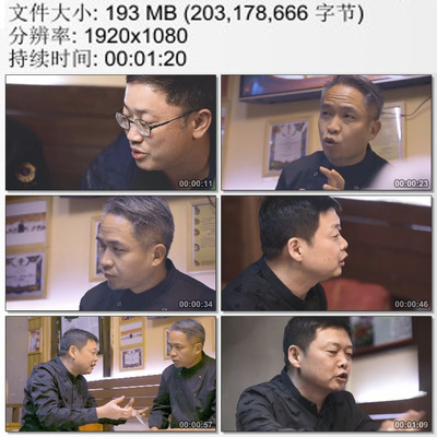 美食家与厨师论道好友相聚把酒言欢 中国美食文化 实拍视频素材