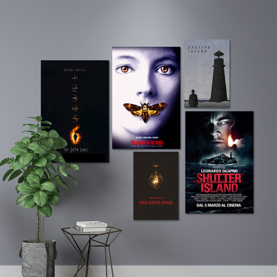沉默的羔羊灵异第六感电影海报