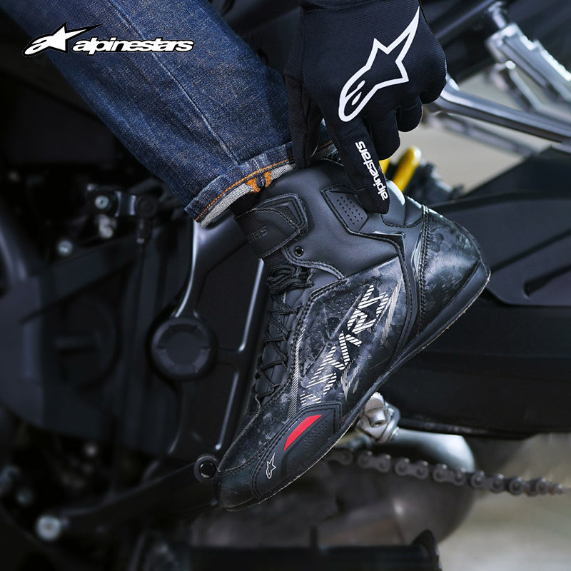 A星摩托车骑行鞋机车靴
