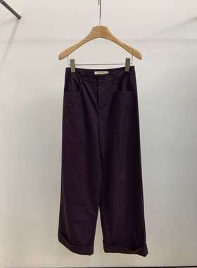 现货2025春款女款百搭深紫色显瘦～～riva家联系客服客服购买