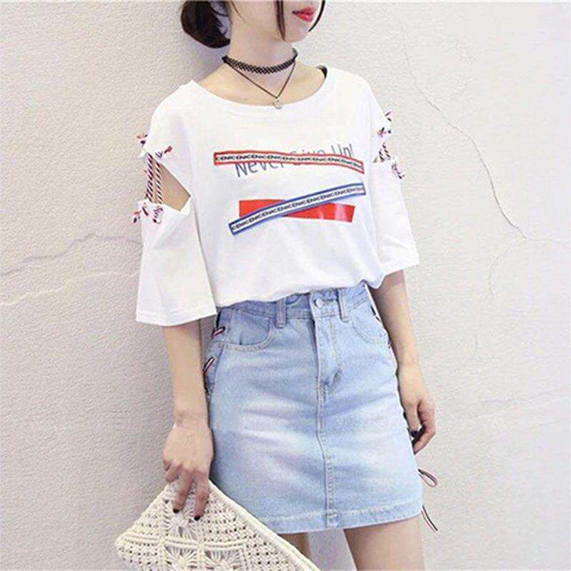 t恤女宽松学生ins潮时尚半袖体桖上衣大码原宿港风短袖女2019新款|ruв категории Женская одежда, футболка - от Buy2taobao.com для оказания профессиональной услуги покупки агента Taobao