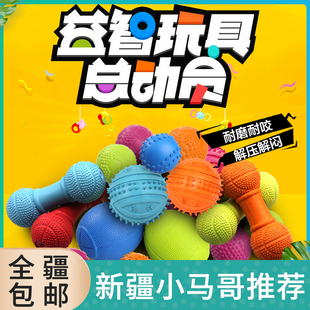 耐诺宠物玩具发声玩具莱诺狗狗狗狗玩具金毛咬胶洁齿橡胶球