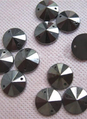 尖钉尖珠子手缝散珠12MM