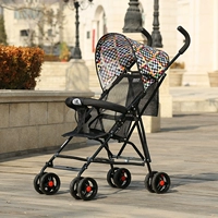 Xe đẩy em bé có thể ngồi ngả mùa hè 3 xe đẩy nhẹ cho bé gấp bốn mùa cho bé sơ sinh xách tay - Xe đẩy / Đi bộ xe đẩy em be cao cấp
