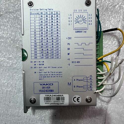 可维修研控YAKO YKA2404MA 两相步进电机驱动器议价