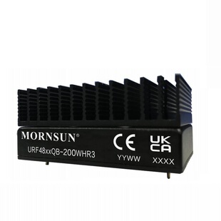 DC电源模块18 75V转15V13.3A带散热器 200WHR3金升阳DC URF4815QB