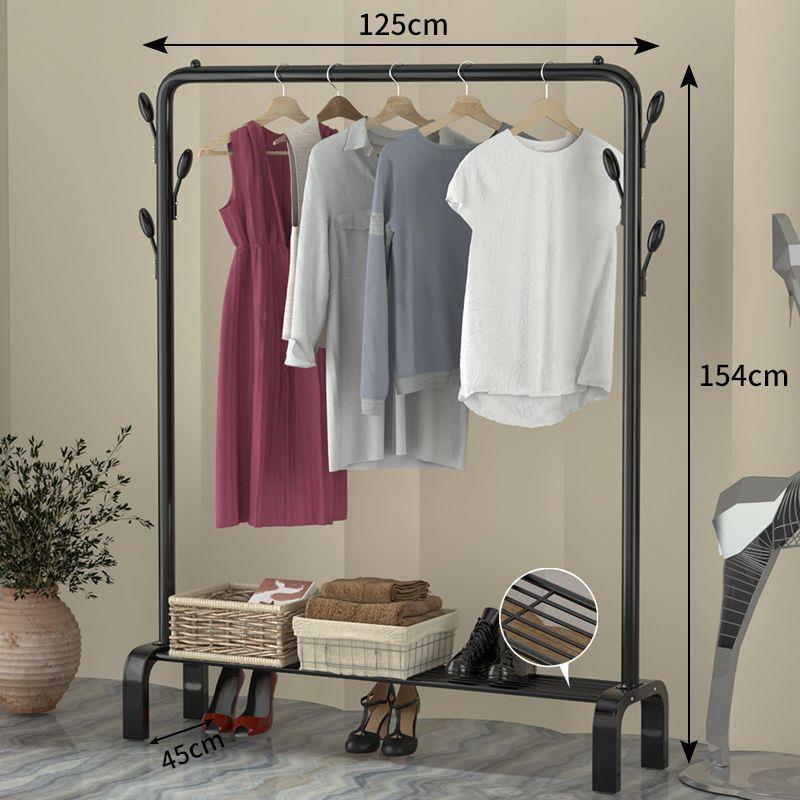 晾衣架落地衣帽架室内简约落地衣架家用卧室挂衣架简易晾衣服架子