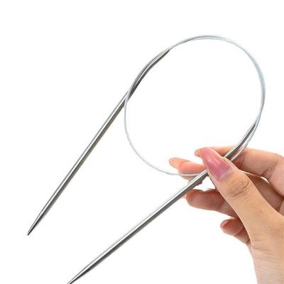环形棒针循环针不锈钢编织工具手工棒针毛线针毛衣针工具特价包邮